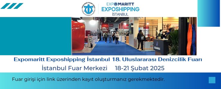 EXPOMARITT EXPOSHIPPING FUARINA KATILIYORUZ